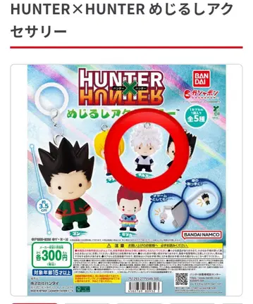 HUNTER HUNTER 메지루시 액세서리 키루아 캡슐 포함