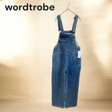 [새상품] wordtrobe 데님 살로펫 올인원 블루 M