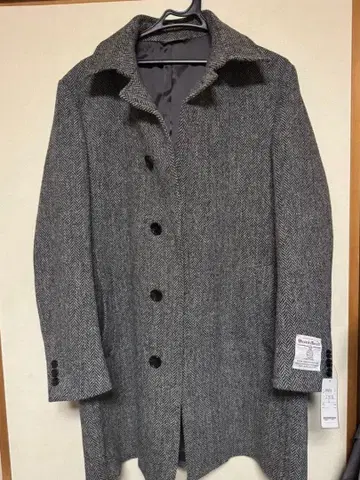 미사용 해리스 트위드 코트 harris tweed