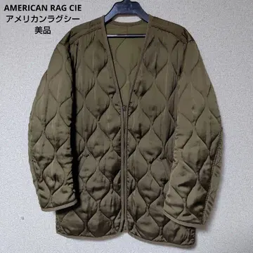 퀼팅 자켓 카키 아메리칸 라그시