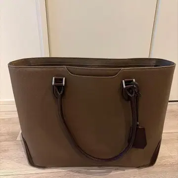 [미사용 새상품] ONLY 브라운 가죽 빅 토트백
