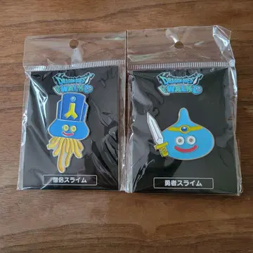 드래곤 퀘스트 워크 기념품 핀즈 용사 슬라임 & 승려 슬라임 2개 세트