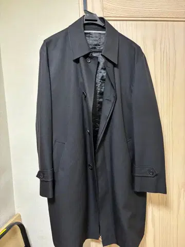 블랙 스텐카라 코트