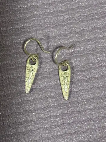 아가트 실버 디자인 귀걸이 925 각인