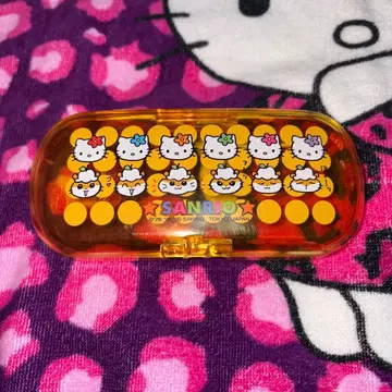 산리오 헬로키티 코로코로쿠리린 펜 케이스 헤이세이 레트로 초레어