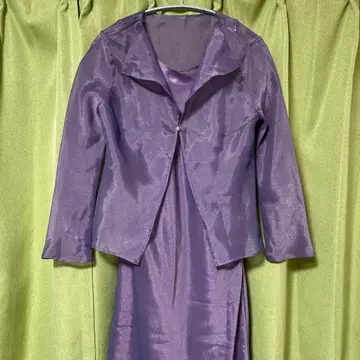 퍼플 자켓과 드레스 세트