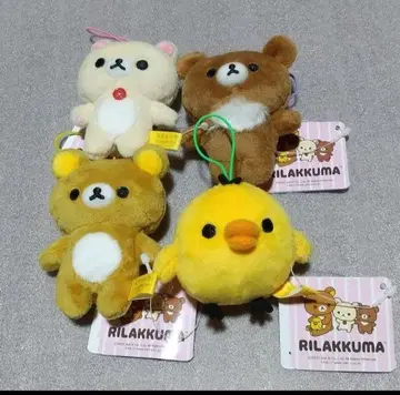 [택 포함 새상품] 리락쿠마 밴딩 끈 포함 마스코트 라운드원 한정판