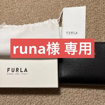 FURLA 블랙 접이식 지갑