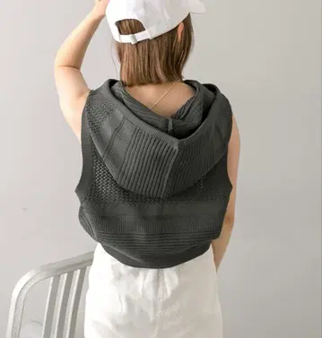 후디 베스트 mline 그레이