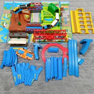 프라레일 토마스 입체맵 세트 (퍼시 포함) 레일, 고가 포함