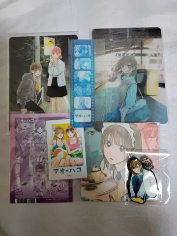 푸른상자 특전 묶음 판매 단행본 시카노 치나츠, 초노 히나