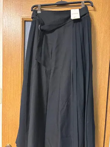 Ray beams 플리츠 롱 스커트