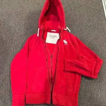 Abercrombie & Fitch 빨간색 후드티 M