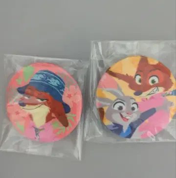 주토피아 2 복슬복슬 캔뱃지 닉 주디