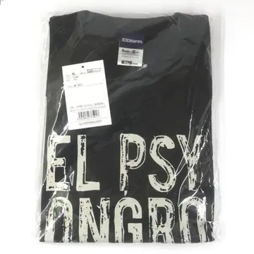 STEINS;GATE 엘 프사이 콩그루 티셔츠 블랙 XL