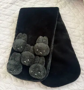 메리제니 미피 티펫 머플러 블랙