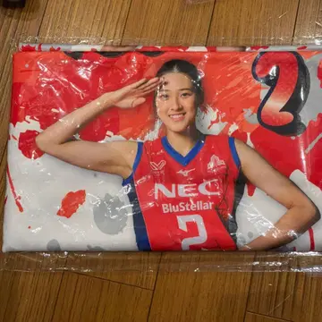 여자 배구 NEC 레드 로케츠 가와사키 사토 요시노 타월 (세로 버전)