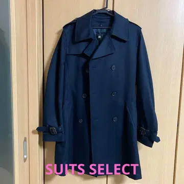 정장 셀렉트 라이너 부착 트렌치코트 (네이비)