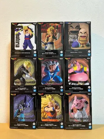 드래곤볼 피규어 묶음 판매 9체 세트