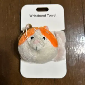 고양이 얼굴 리스트 밴드 타월