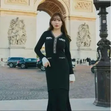 herlipto Isaline Long Knit Dress