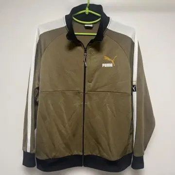 새상품급 PUMA XL 집업 자켓 올리브 그린