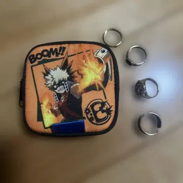 히로아카 usj 바쿠고 카츠키 반지&주얼리 케이스 세트