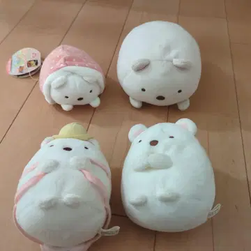 시로쿠마 봉제 인형 세트