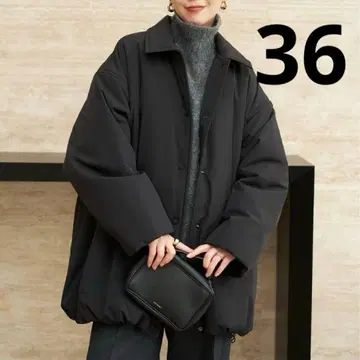 12월 31일까지 새상품 플라주 발수 tailored puff 코트 36