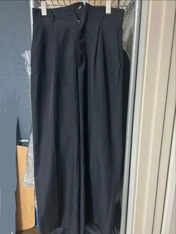 [ NO BRAND ] 와이드 슬랙스 블랙