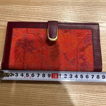 쇼와 레트로 오시마 명주 장지갑