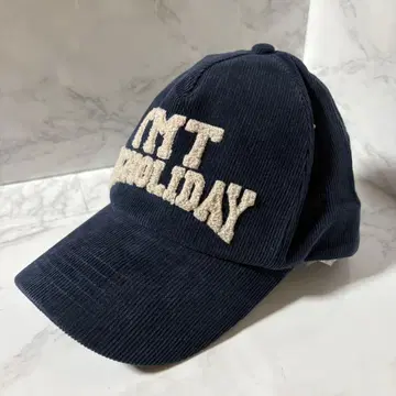 y122812 TMT 코듀로이 캡 네이비 사이즈 F