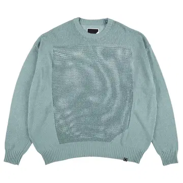 PHINGERIN window web sweater moss mint