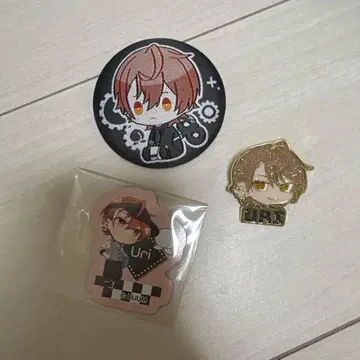 Uri 캔뱃지 핀 배지 마그넷 세트