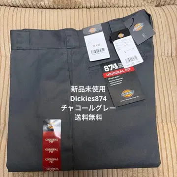 [ 미사용 새상품 ] 디키즈 874 34x30 워크 팬츠 차콜 그레이