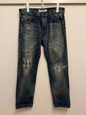 [레어] BALABUSHKA REMNANTS 데미지 데님 사이즈 3