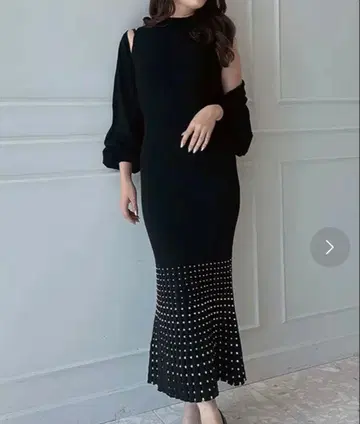 eimyistoire 펄 라인 머메이드 원피스 새상품