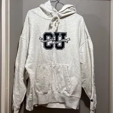 Champion CU 플로키 프린트 후드티 그레이 컨디션 최상