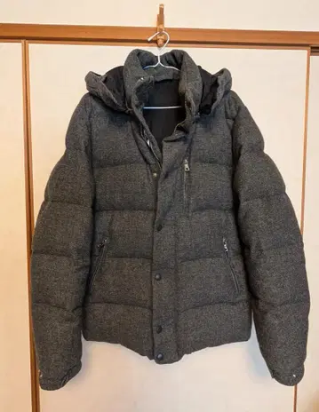 SHIPS JET BLUE 후드 부착 다운 자켓 L 그레이