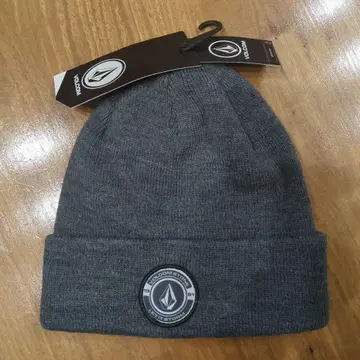 볼컴 그레이 니트 모자