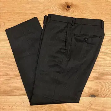 [ 새상품급 ] 아자부 테일러 슬랙스 차콜 그레이 무지