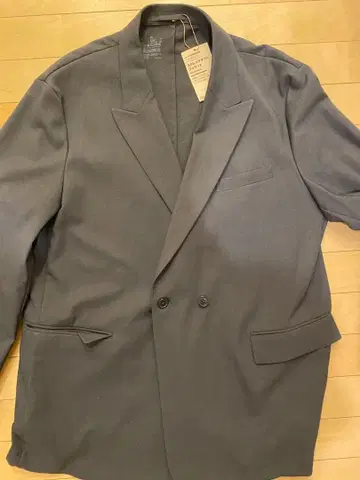 무인양품 다크 그레이 더블 자켓