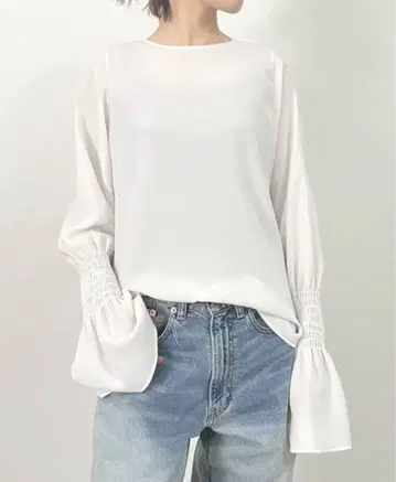 L'Appartement Shirring Blouse