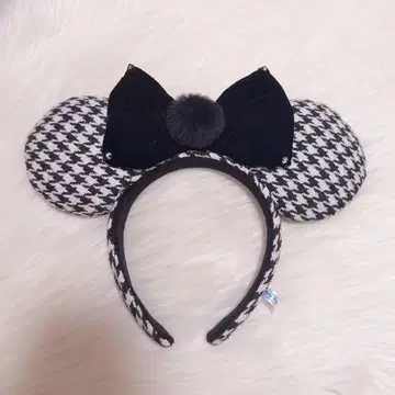 디즈니 하운드투스 체크 머리띠 미니 2025 할로윈