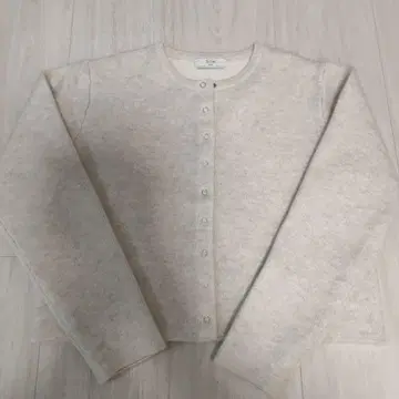 SLOBE IENA 워셔블 퍼리 더블 페이스 가디건