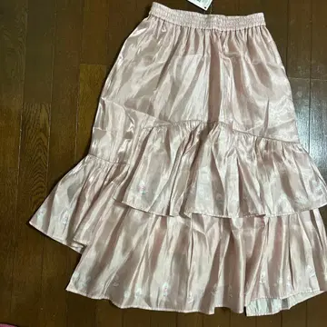 디즈니 프릴 달린 핑크 스커트