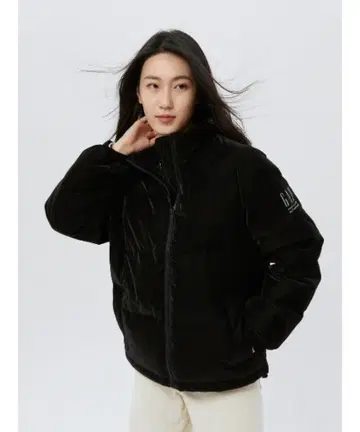 [ 인기 ] GAP 헤비웨이트 숏 다운 자켓 빛나는 다운 블랙 XS