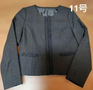 트위드 자켓 11호 블랙