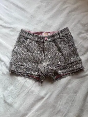 MINIMUM 트위드 숏팬츠 그레이
