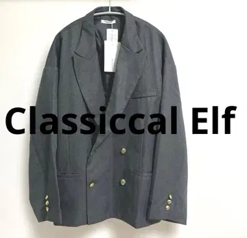 [ 미사용 택 포함 ] 클래식 엘프 더블 자켓 오버 사이즈 안감 있음